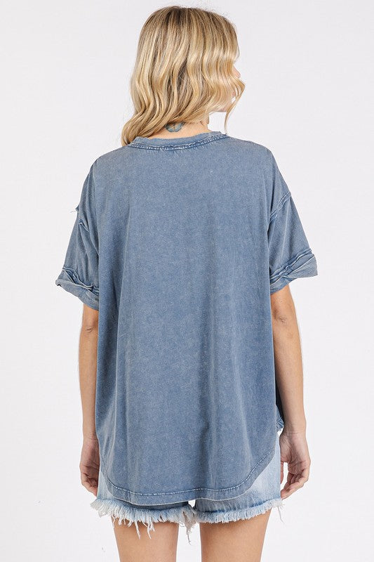 Mittoshop GAME DAY Round Neck Short Sleeve Cotton T-Shirt