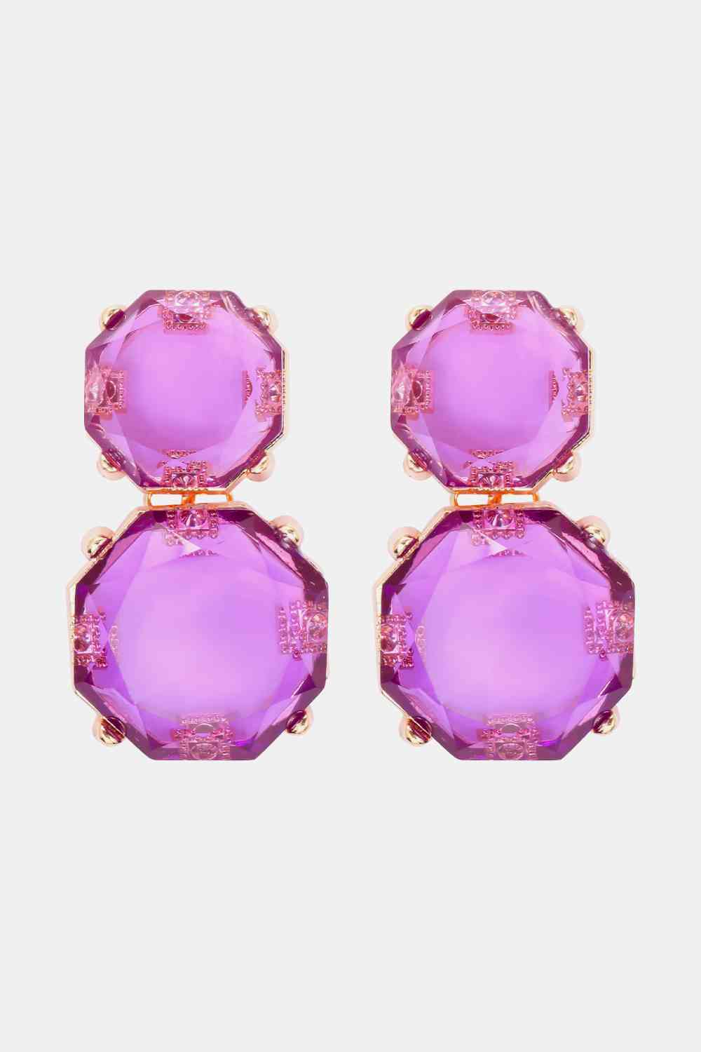 Statement Gold Chunky Dangle Earrings
