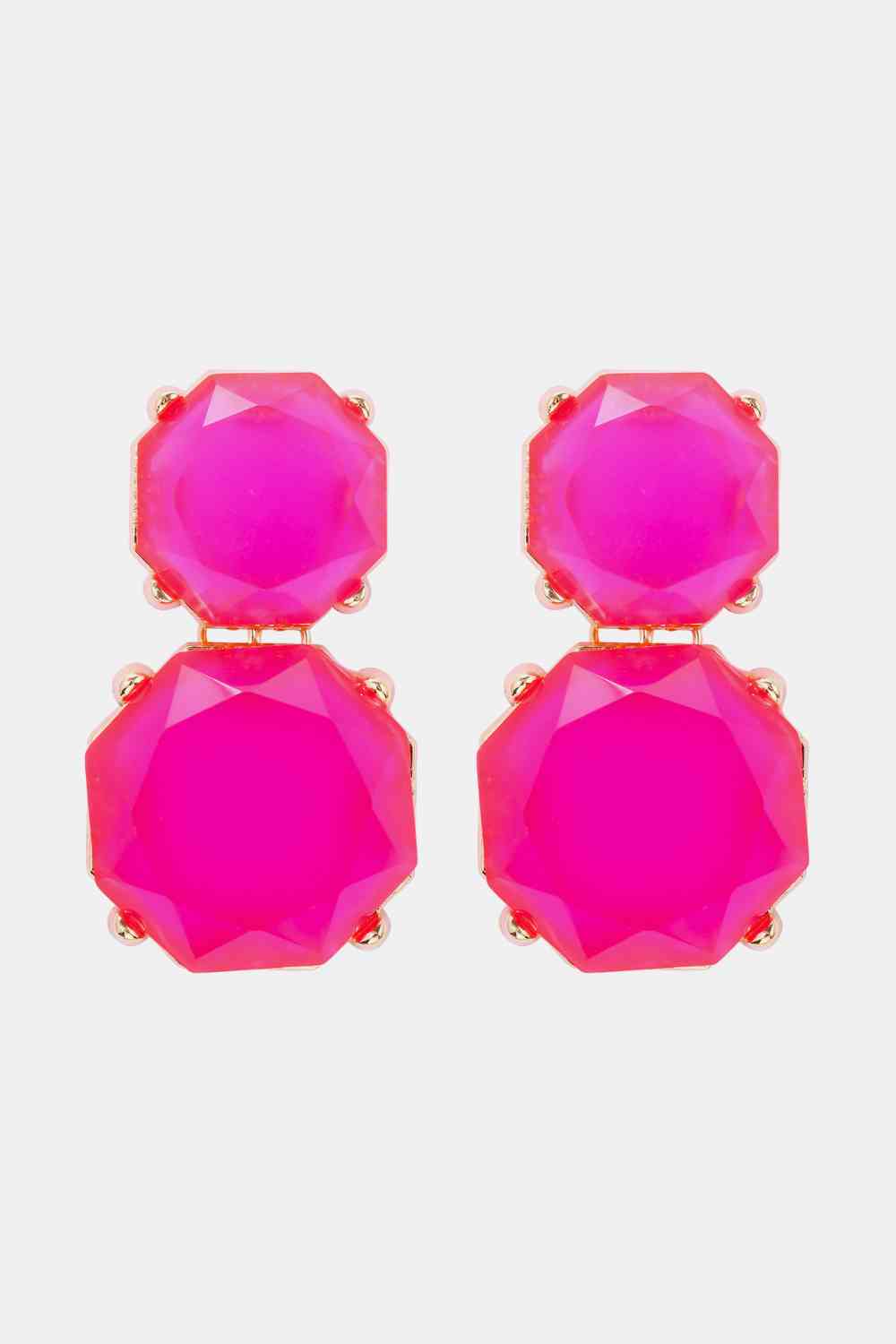 Statement Gold Chunky Dangle Earrings