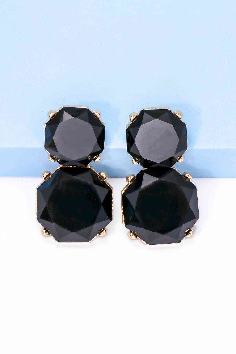 Statement Gold Chunky Dangle Earrings