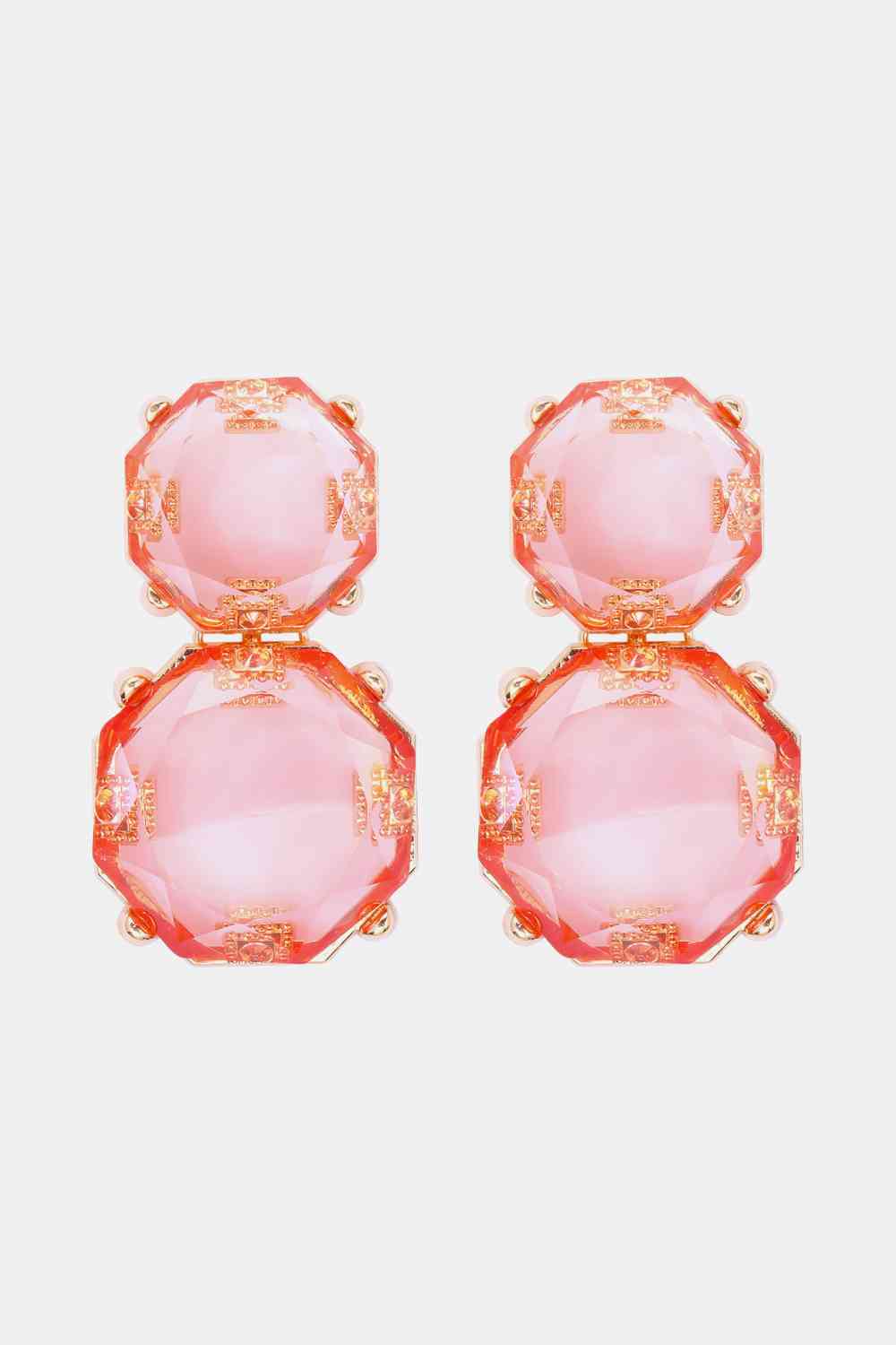 Statement Gold Chunky Dangle Earrings