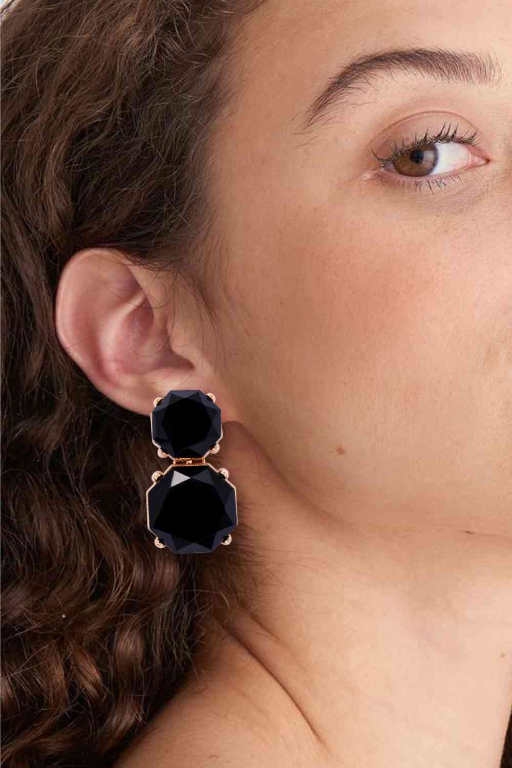 Statement Gold Chunky Dangle Earrings