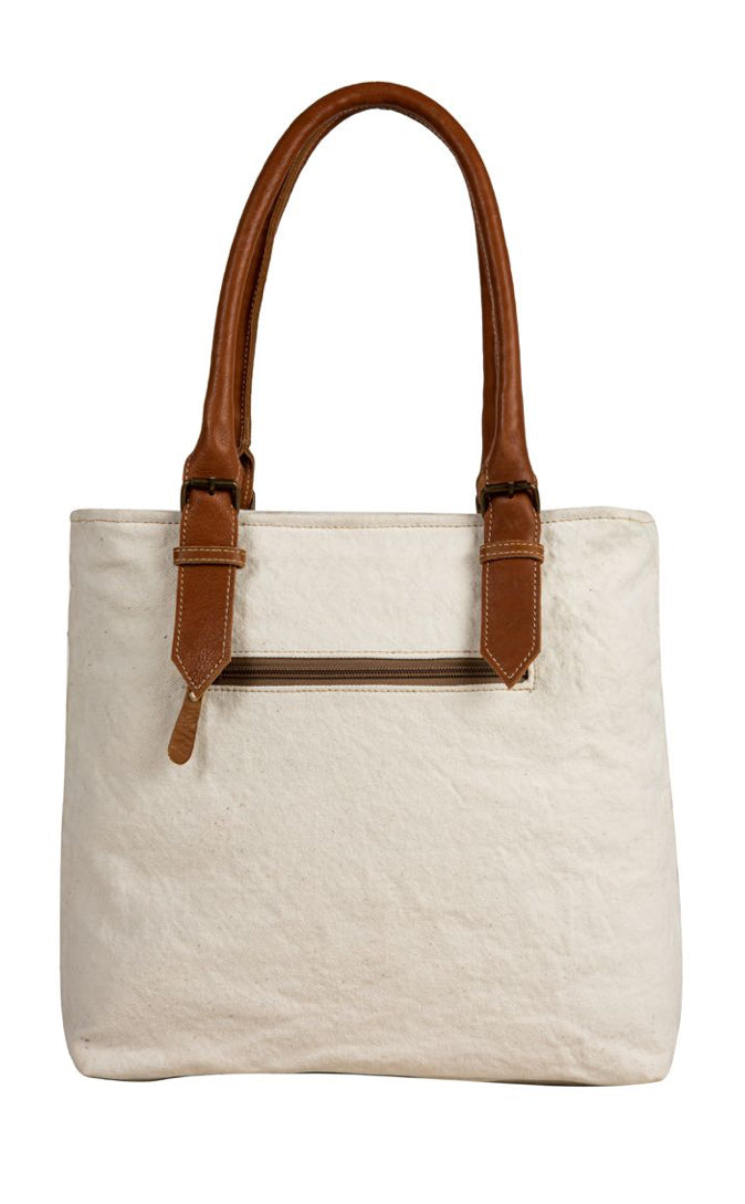 Myra Expanded Patch Hand Tote Bag