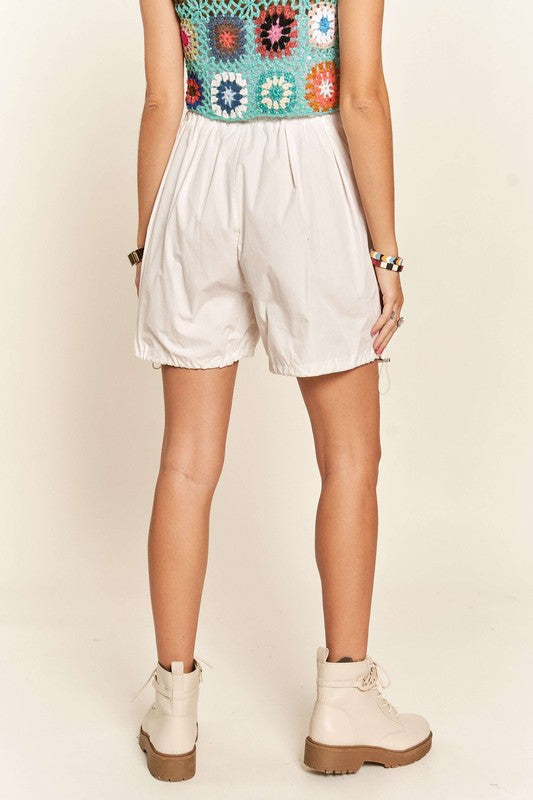 ADORA Cotton Drawstring Shorts with Pockets